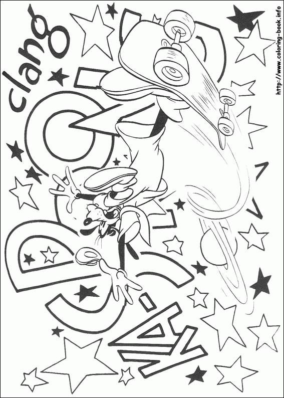 Goofy kolorowanki